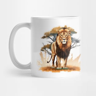 Wild African Lion Mug